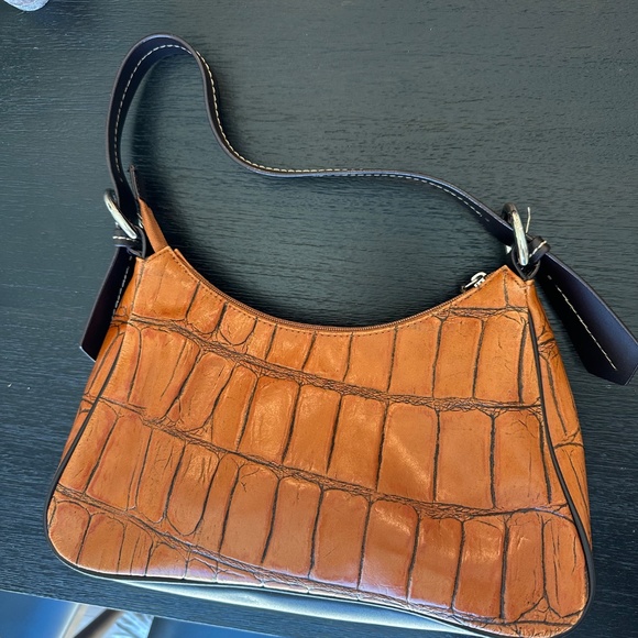 Women’s Hobo Vintage Faux Leather Crocodile Print Coldwater Creek Bag - Picture 2 of 7